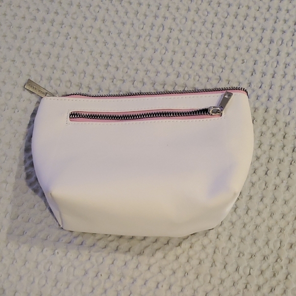 Rae Dunn White Cosmetic Bag - Très Chic (17) - Picture 3 of 6